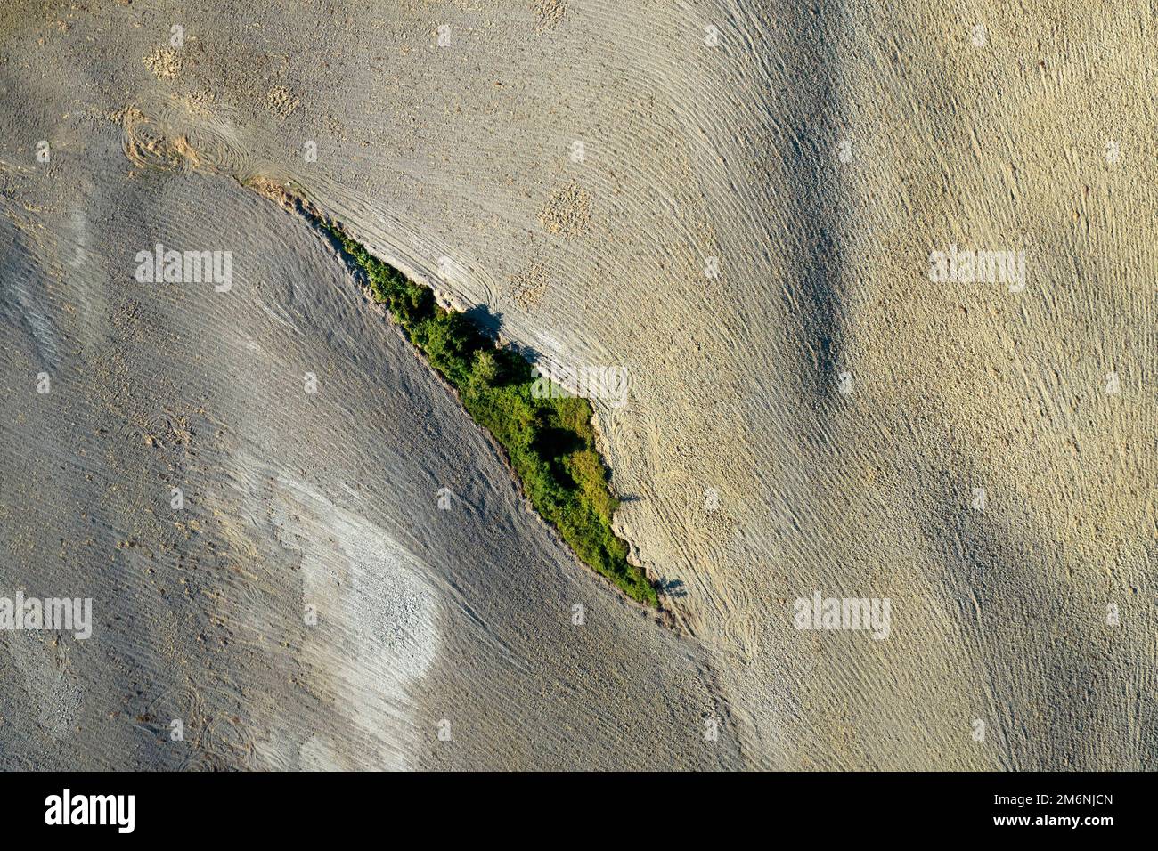 Aerial view of the shape of the fields Stock Photo - Alamy