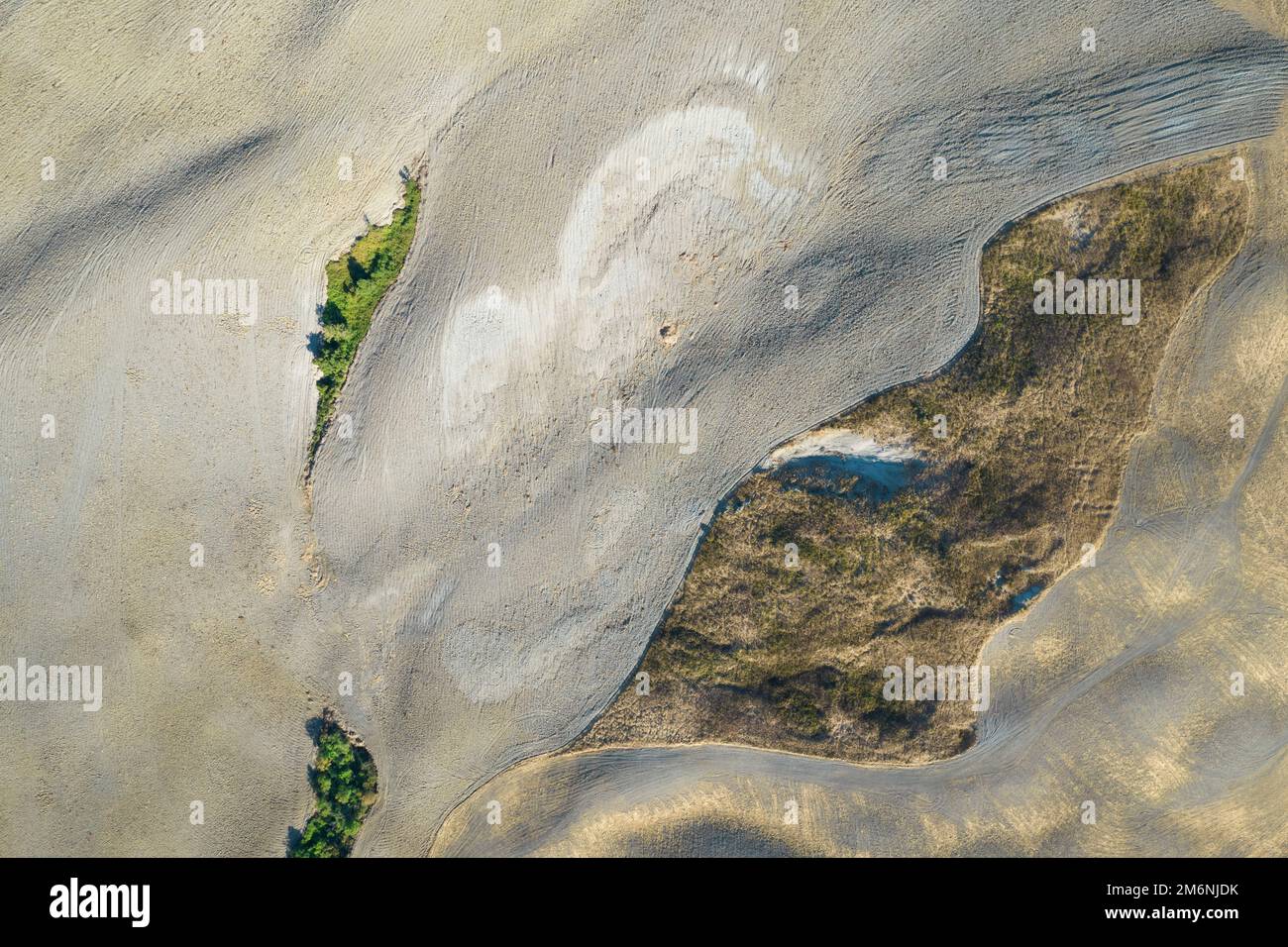 Aerial view of the shape of the fields Stock Photo - Alamy