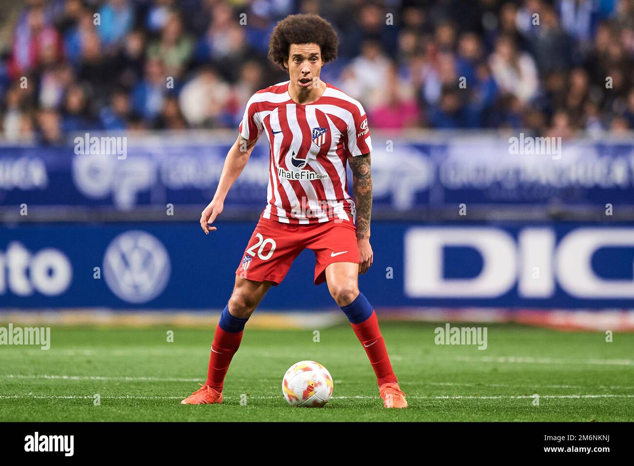 Axel Witsel of Atletico de Madrid during the Copa SM El Rey match between Real Oviedo and Club Atletico de Madrid at Carlos Tartiere Stadium on Januar Stock Photo