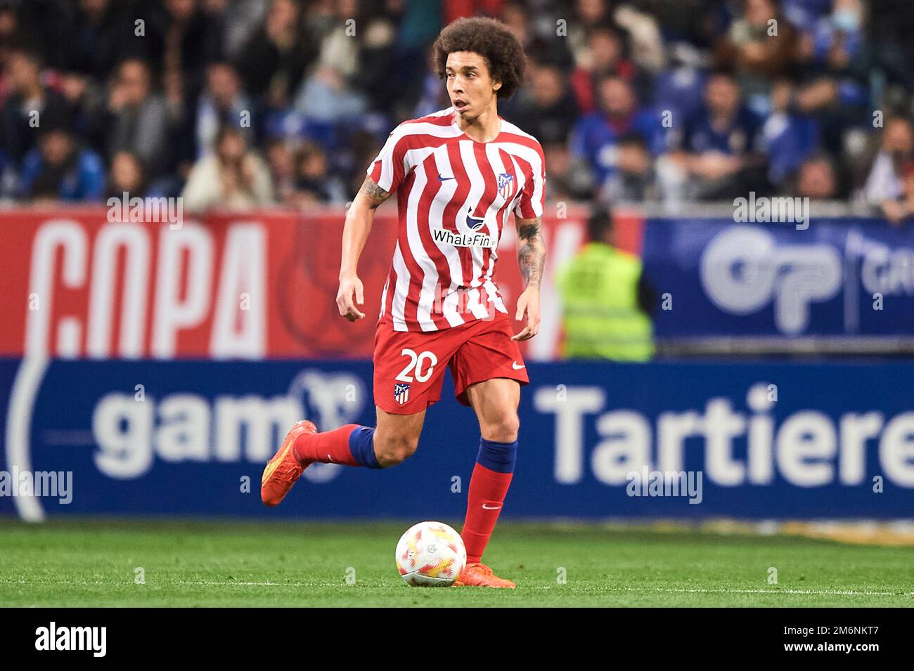 Axel Witsel of Atletico de Madrid during the Copa SM El Rey match between Real Oviedo and Club Atletico de Madrid at Carlos Tartiere Stadium on Januar Stock Photo