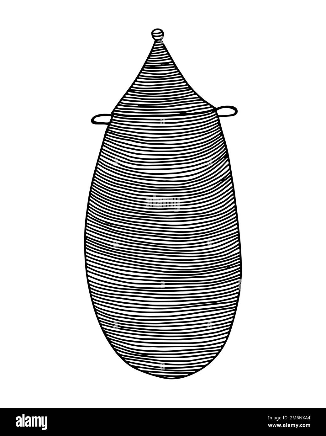 Hand drawn laundry basket Stock Vector Image & Art Alamy