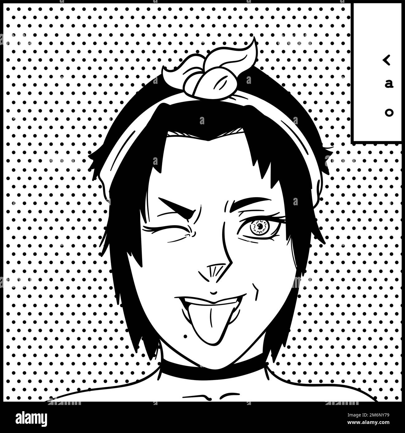 Anime poster Black and White Stock Photos & Images Alamy