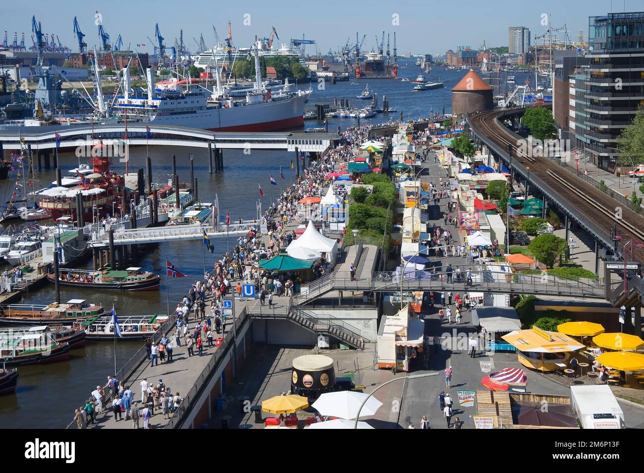 Harbor during the Harbor Feast, Hamburg, Germany Stock Photo - Alamy