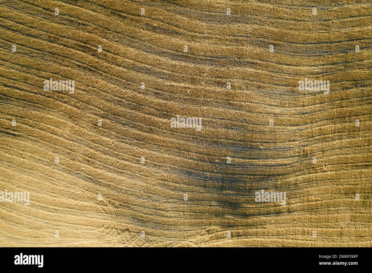 Aerial view of the shape of the fields Tuscany Italy Stock Photo - Alamy