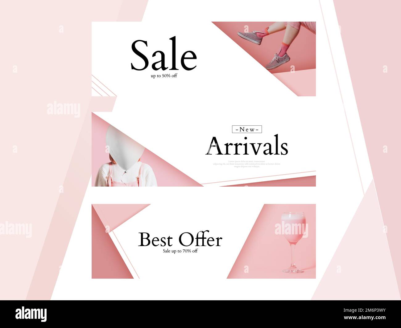Online shopping banner design vector Stock Vector Image & Art Alamy