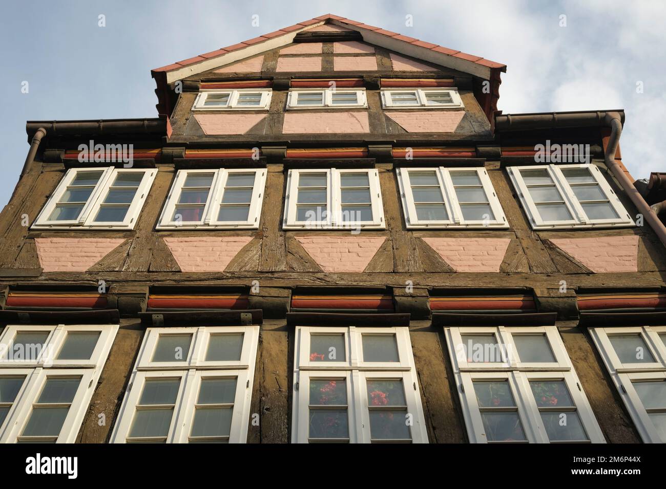 Typical halftimbered house in Celle, Germany Stock Photo Alamy