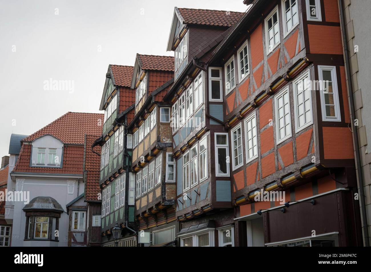 Typical halftimbered house in Celle, Germany Stock Photo Alamy
