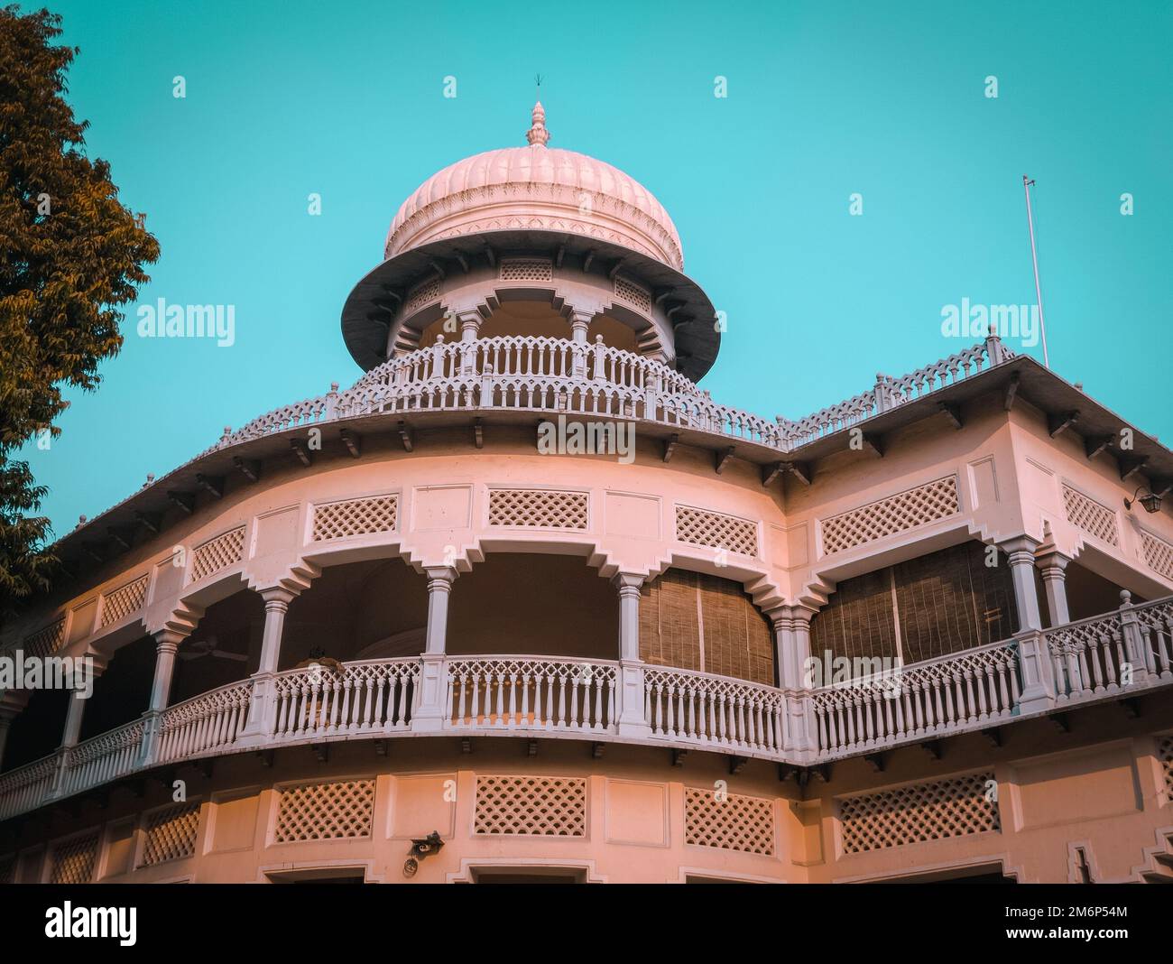 Anand Bhavan is a historic house museum in Prayagraj, India, focusing on the Nehru family Stock Photo