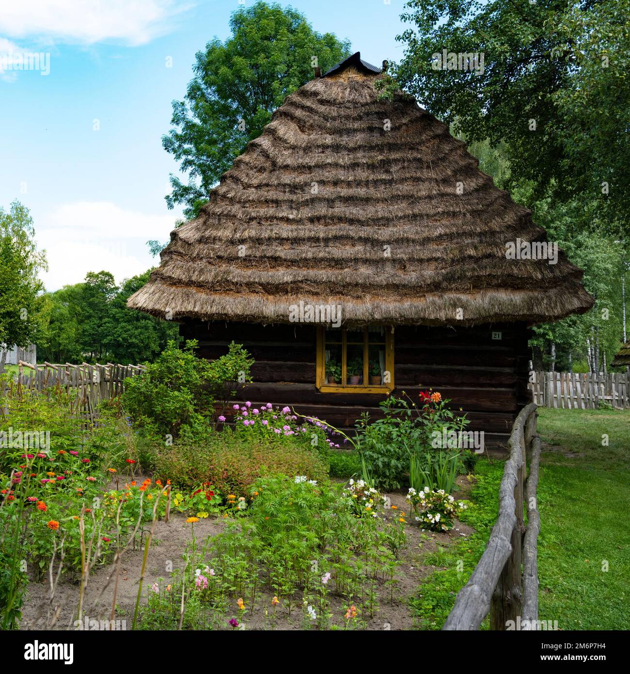 Beautiful autumn landscapes in Subcarpathia. Stock Photo