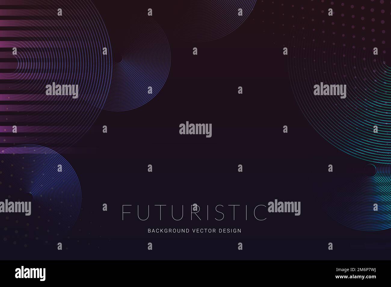 Futuristic geometric dark background vector Stock Vector Image & Art ...