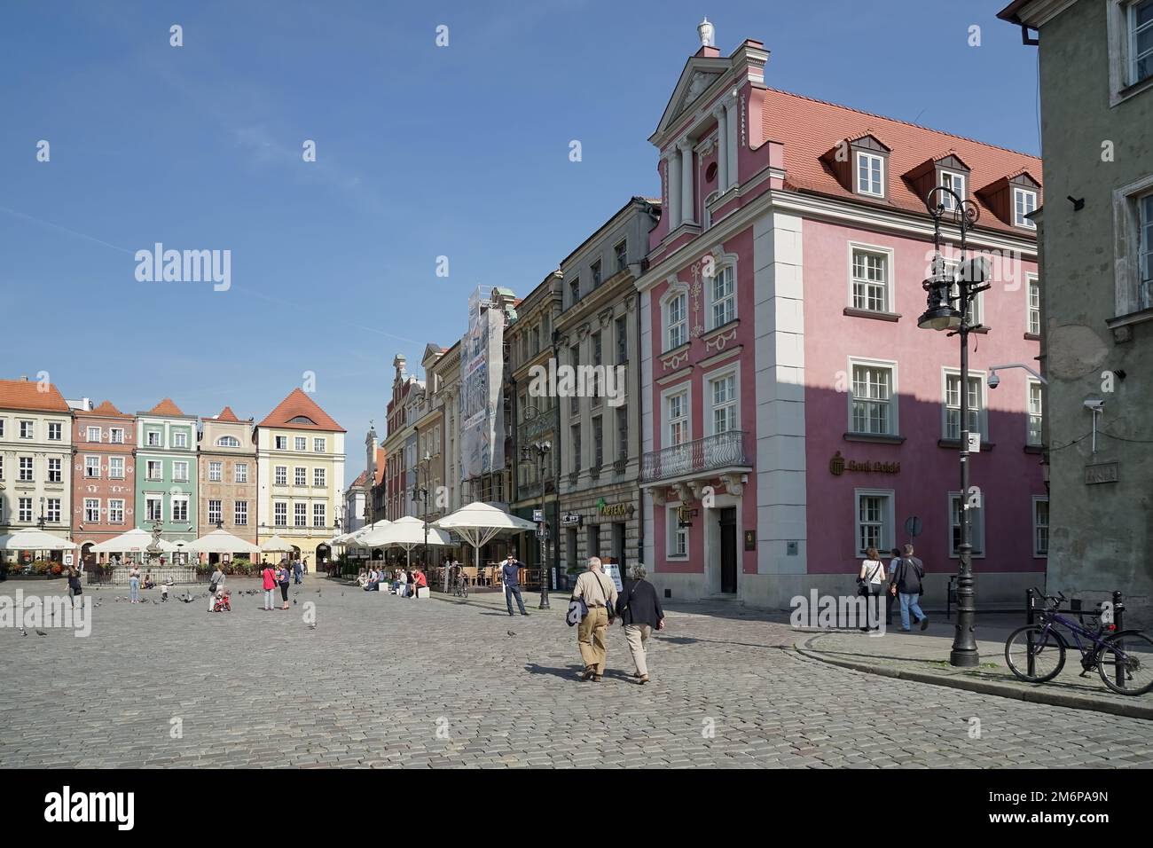 Main Square in Poznan Poland on September 16, 2014 Stock Photo