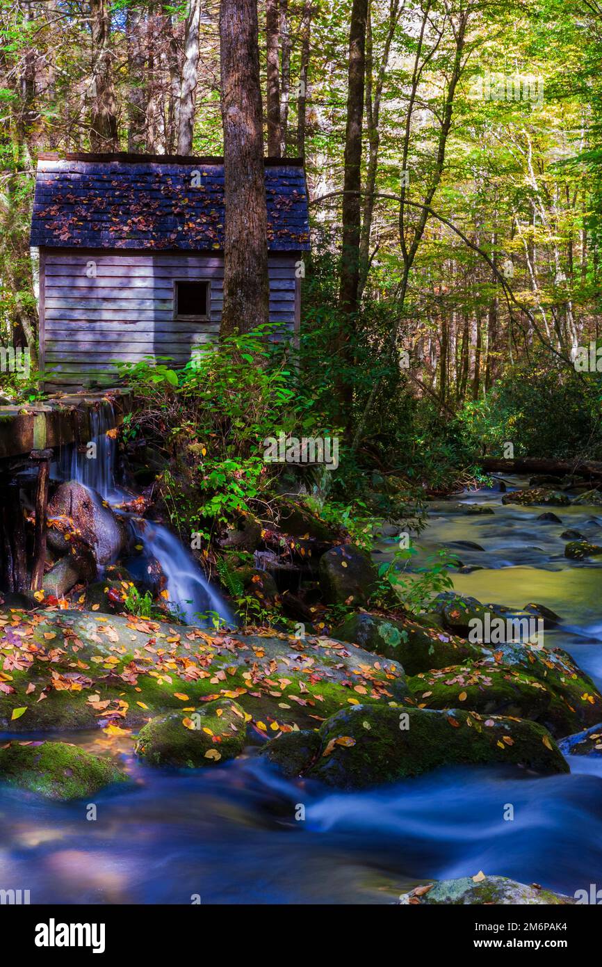 Mill At Alfred Reagan Place in Great Smoky Mountains National Park