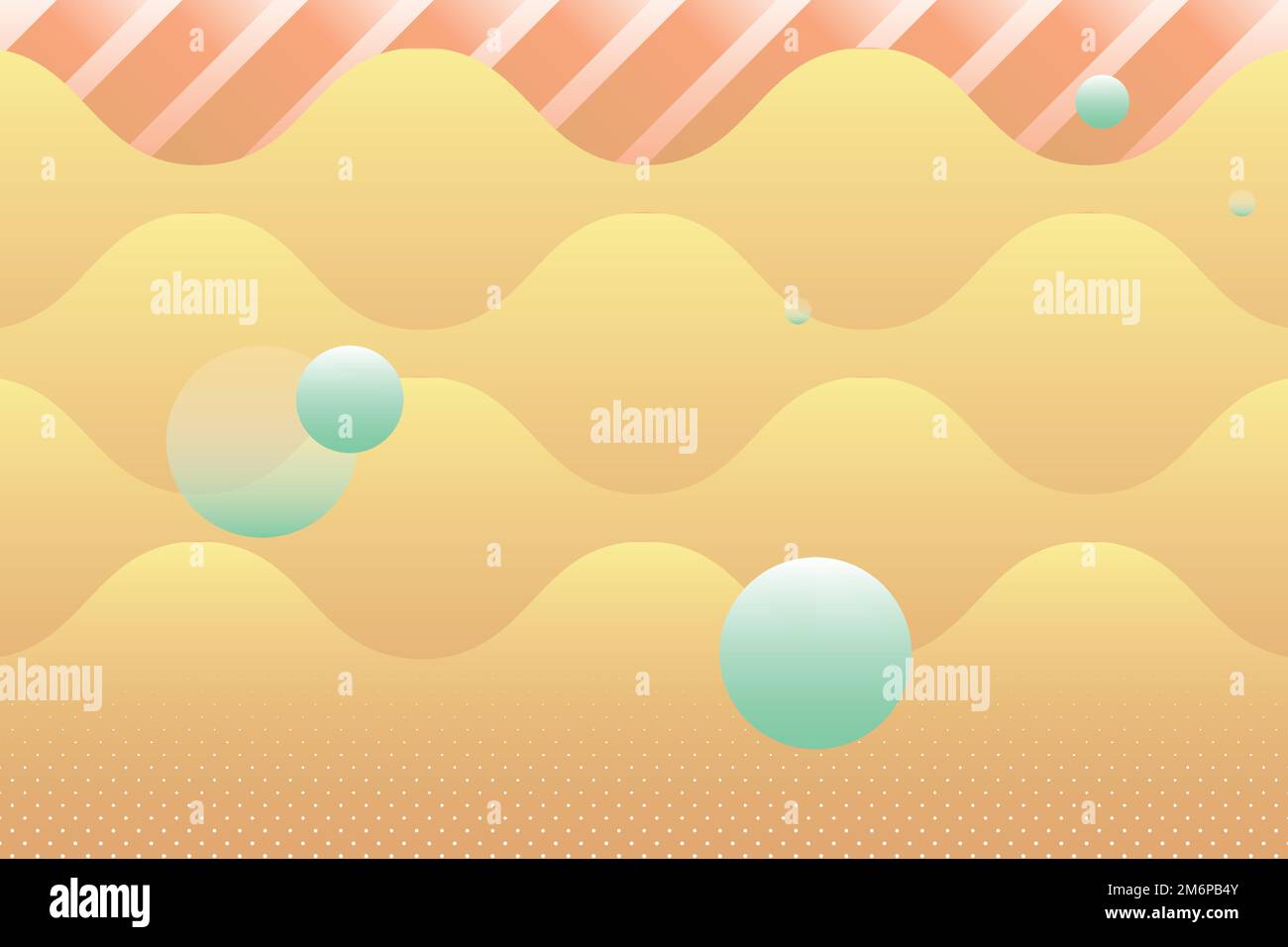 Yellow geometric abstract patterned background vector Stock Vector