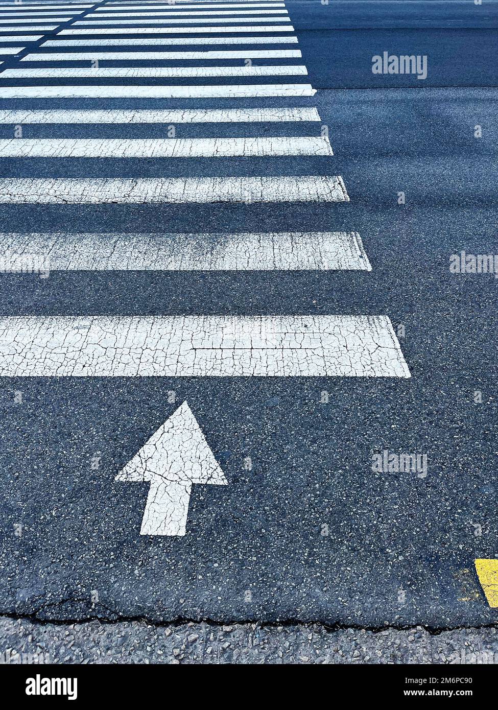 Crosswalk sign arrow hi res stock photography and images Alamy Crosswalk sign arrow hi res stock photography and images Alamy