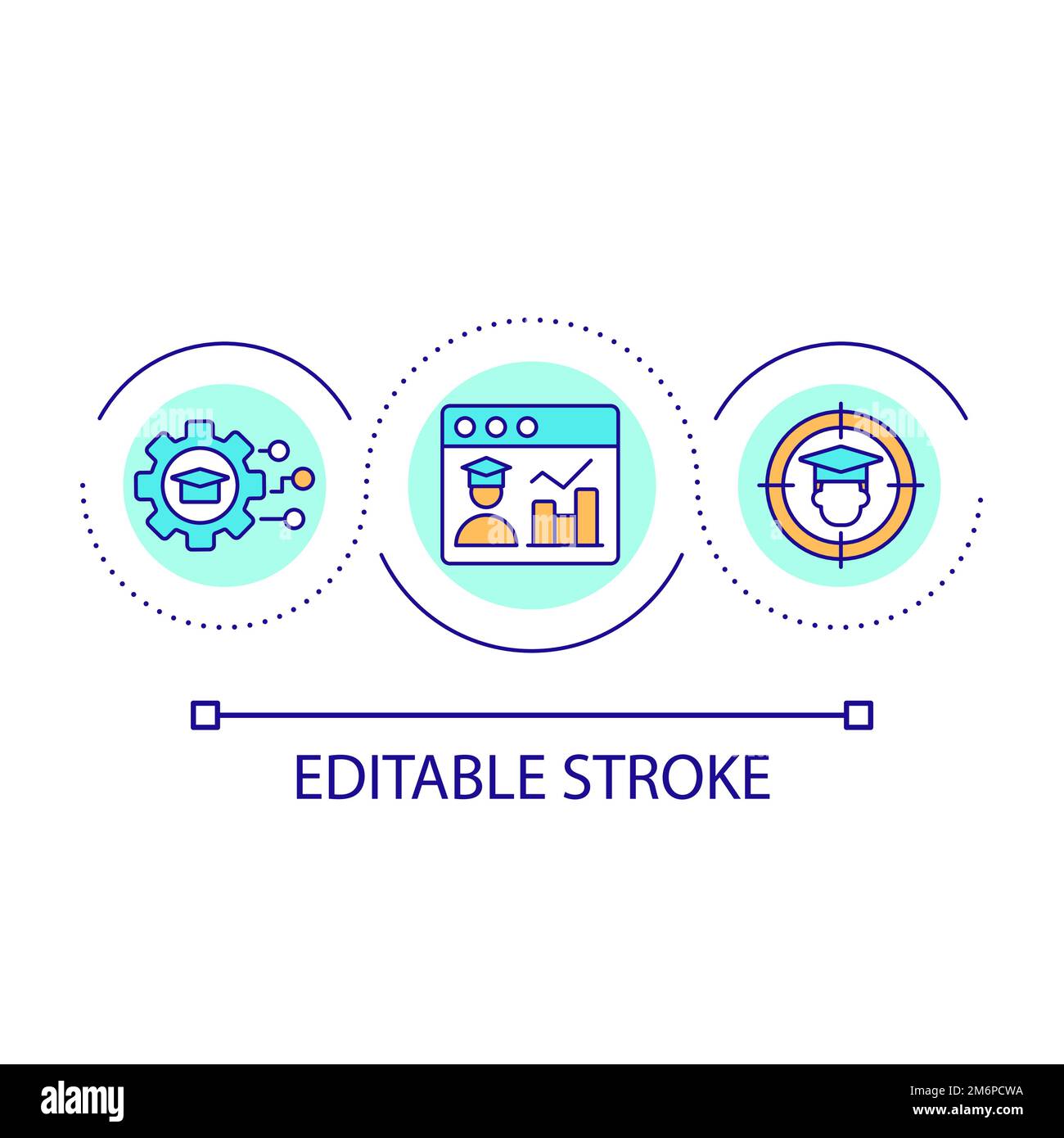Loop system school Stock Vector Images - Alamy