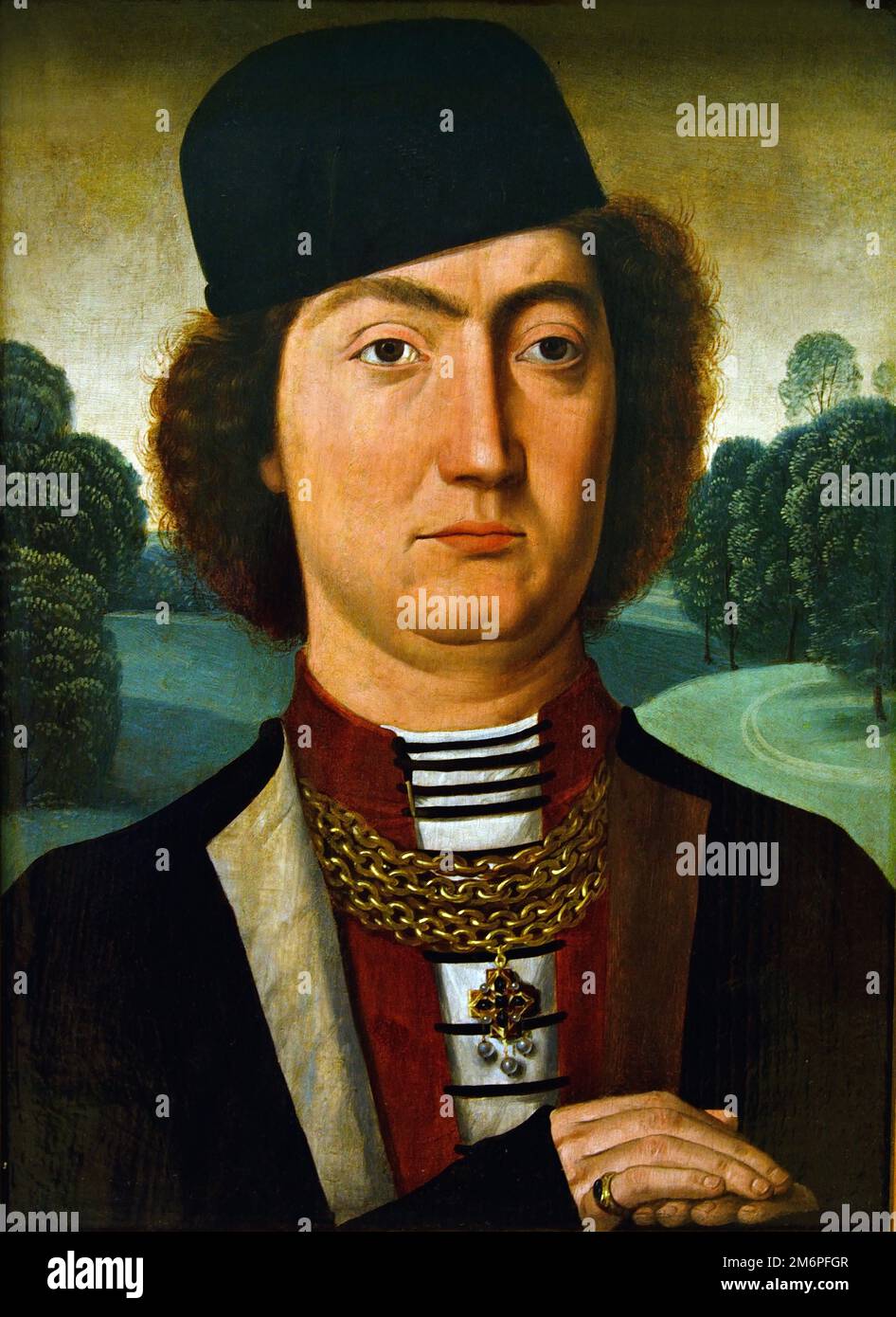 Portrait of Jacob of Savoy Count of Romont 1475 after Hans Memling