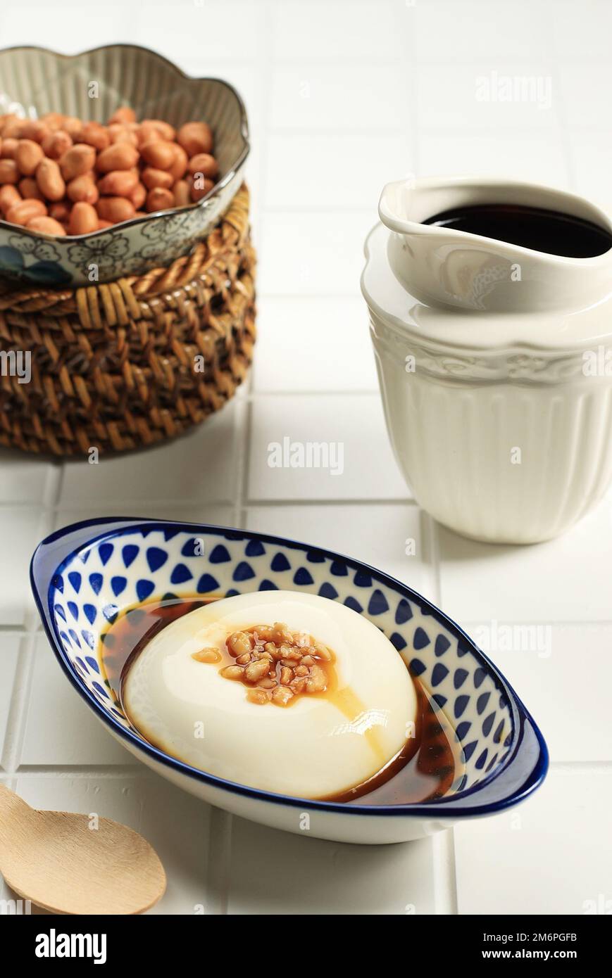 Jimami Dofu, Peanut Tofu, Rakkasei Doufu. Okinawa Prefecture Peanut Tofu Stock Photo Alamy