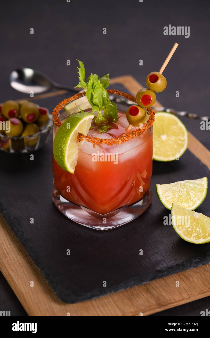 Michelada the Mexican Bloody Mary Stock Photo Alamy