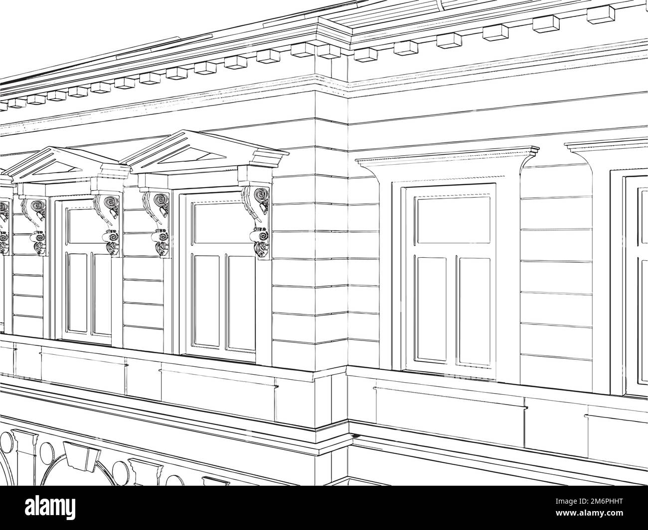 Building Eclectic House Vector Stock Vector Image & Art Alamy