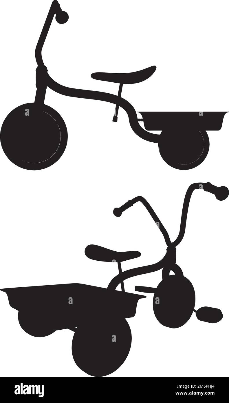 Children Tricycle Vector Stock Vector Image & Art Alamy