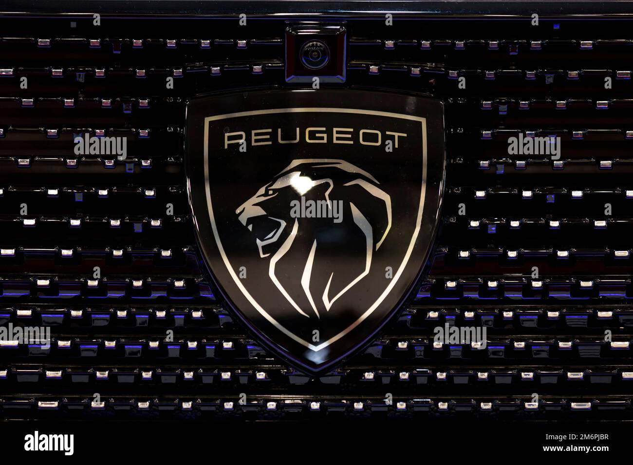 Peugeot, logo, car Stock Photo - Alamy