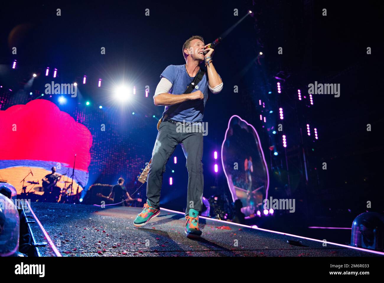Coldplay in concert at Hard Rock Stadium in Miami Stock Photo - Alamy
