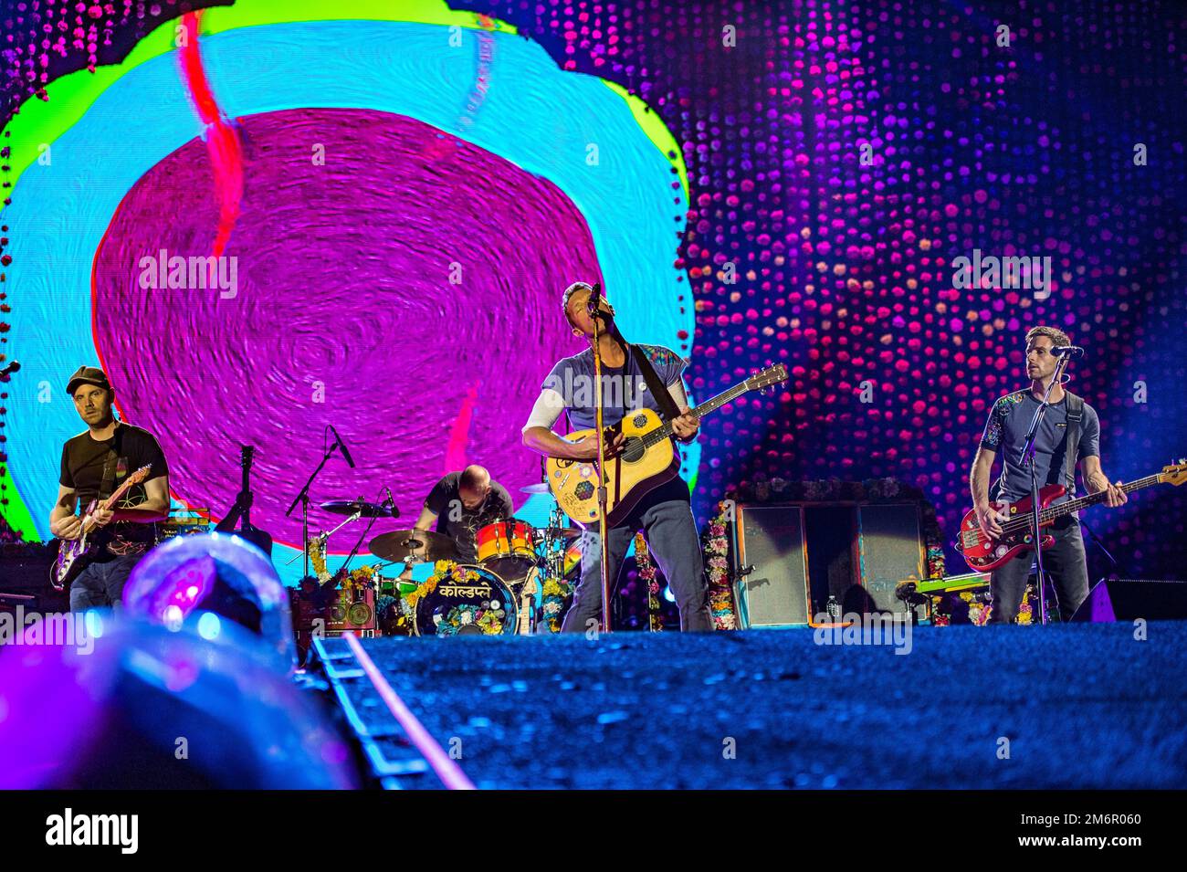 Coldplay in concert at Hard Rock Stadium in Miami Stock Photo - Alamy