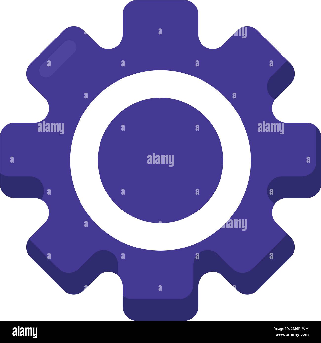 purple gear cog Stock Vector Image & Art - Alamy
