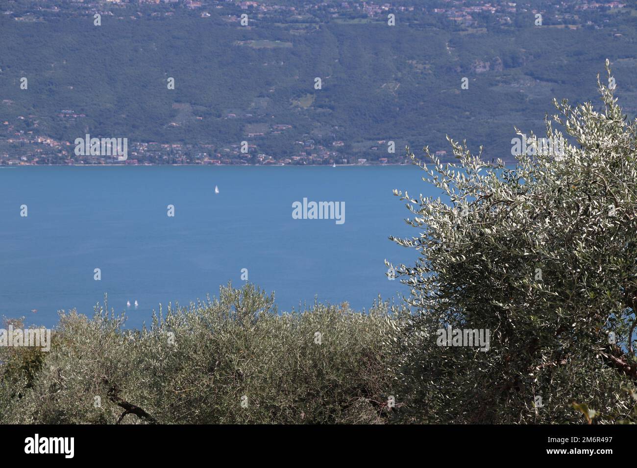 Landscape of Garda lake, Italy. High quality photo Stock Photo