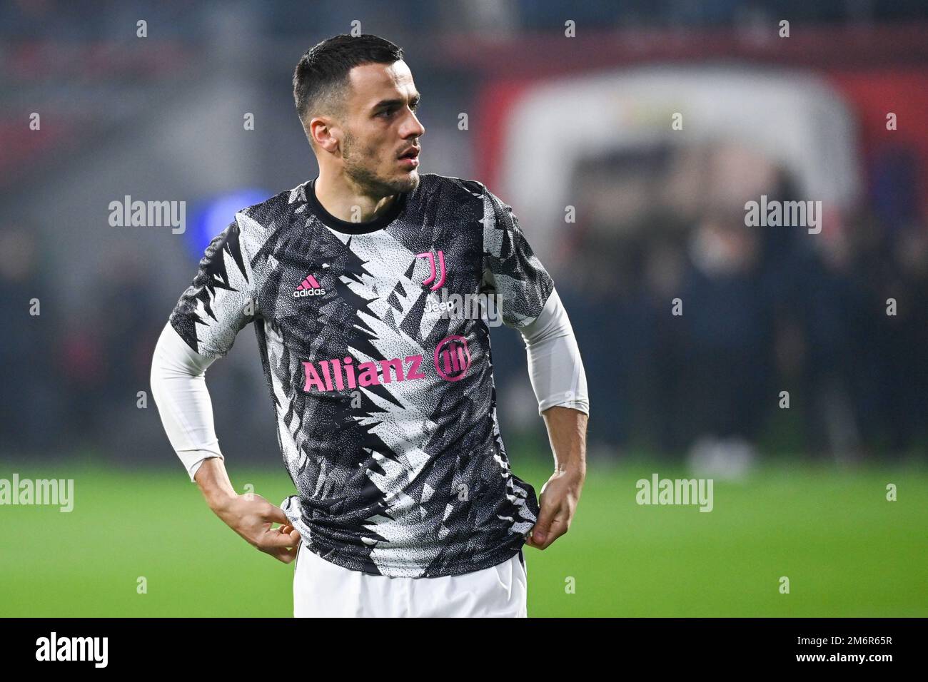 Giovanni Zini stadium, Cremona, Italy, January 04, 2023, Filip Kostic