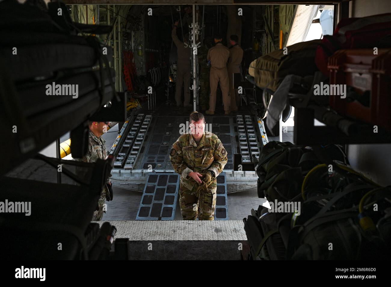 U.S. Air Force medical team members assigned to the 10th Expeditionary ...