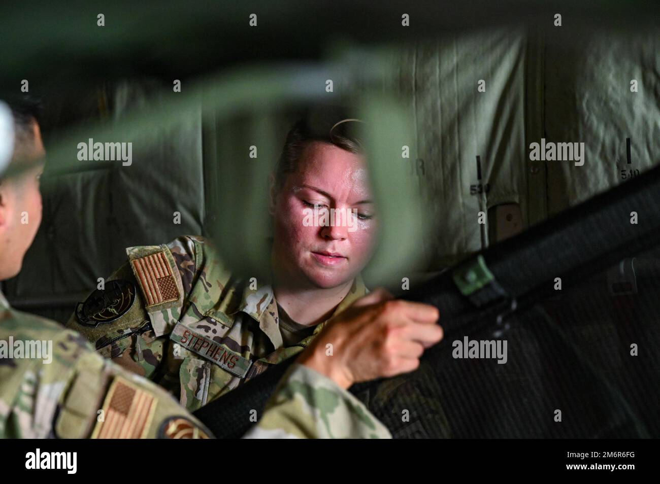 U.S. Air Force medical team members assigned to the 10th Expeditionary ...
