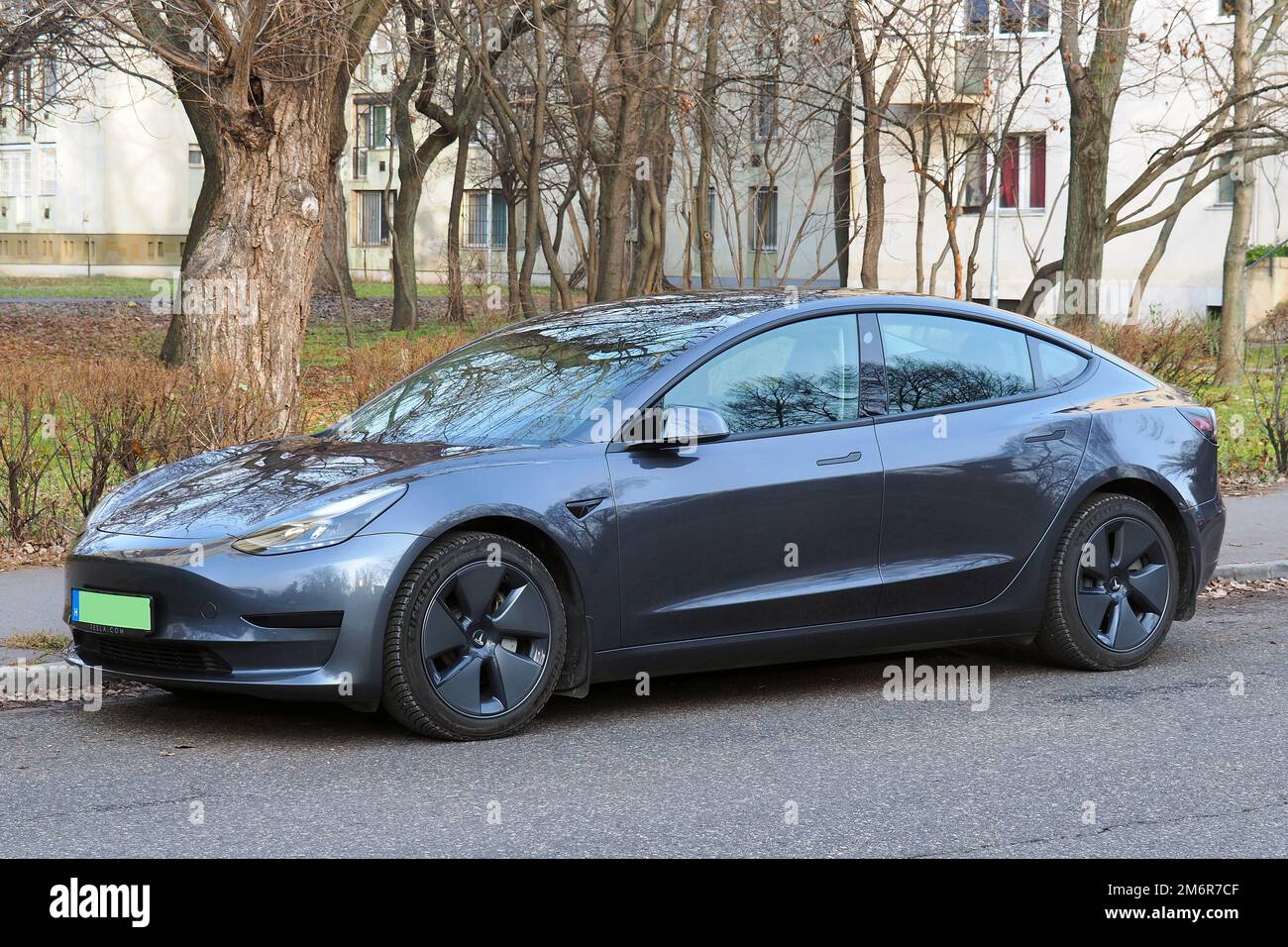 Tesla Model 3 electric vehicles, (is an American multinational