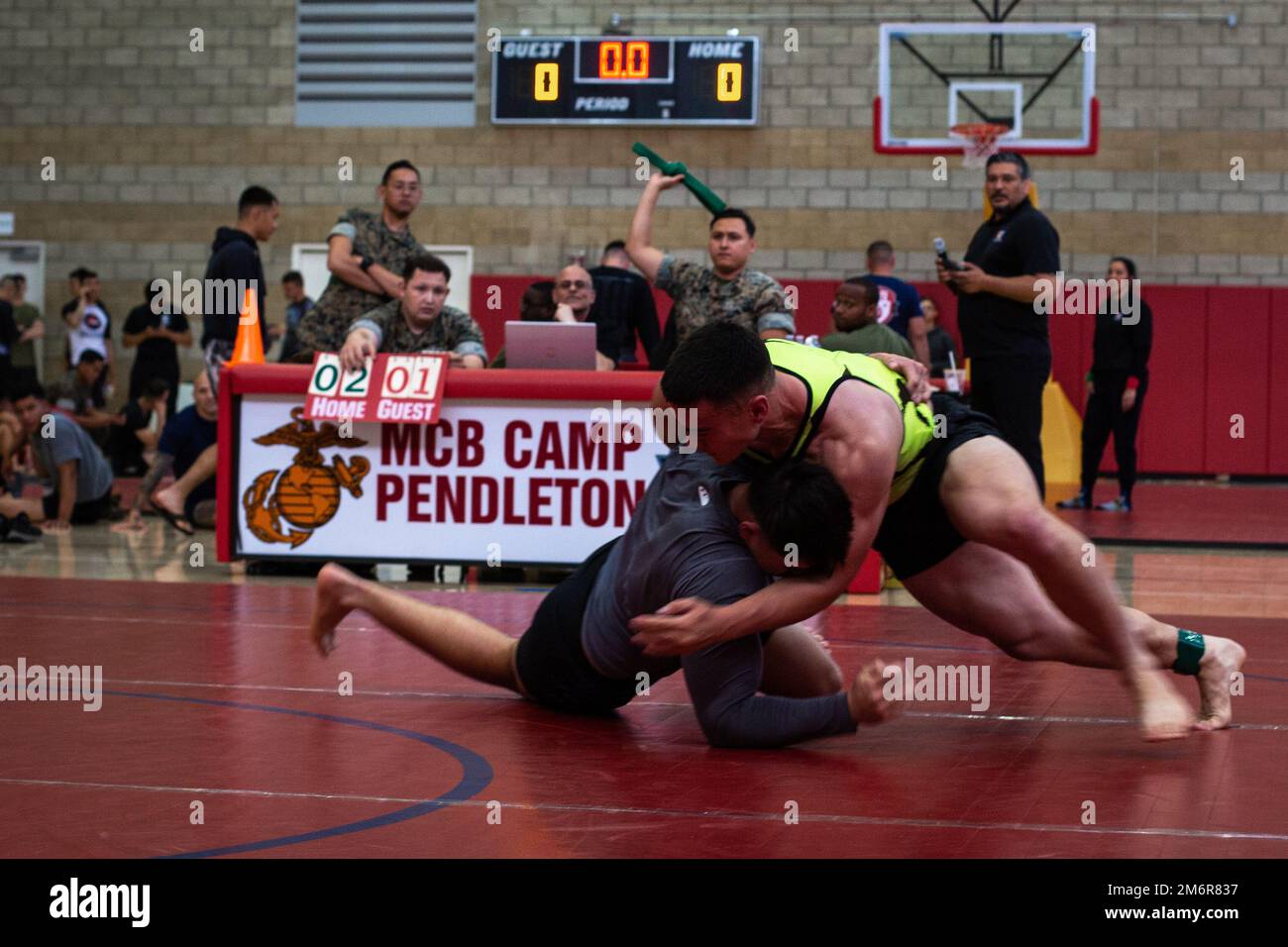 U.S. Marine Cpl. Nicholas Beatty, right, a transmission systems