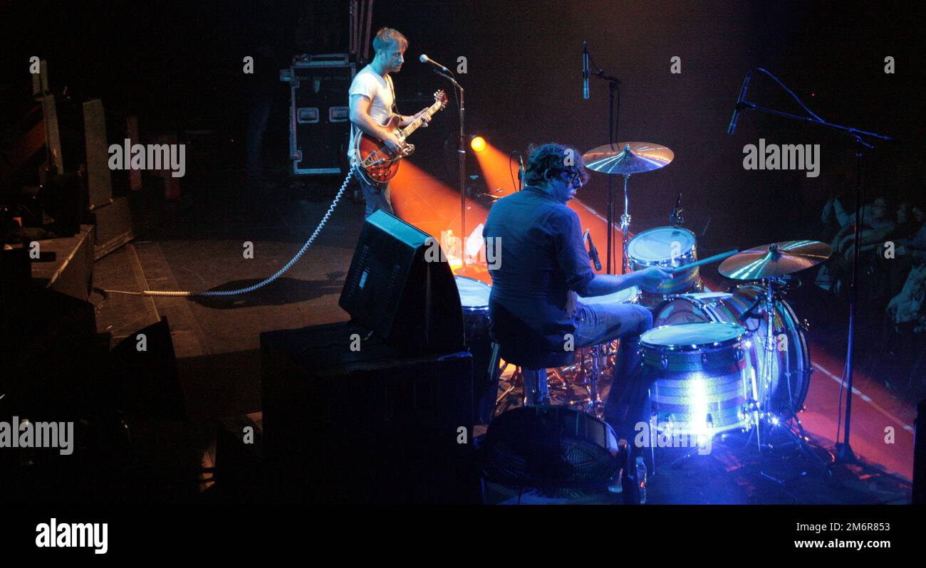 The Black Keys Dan Auerbach and Patrick Carney in concert at Roseland Ballroom Stock Photo Alamy