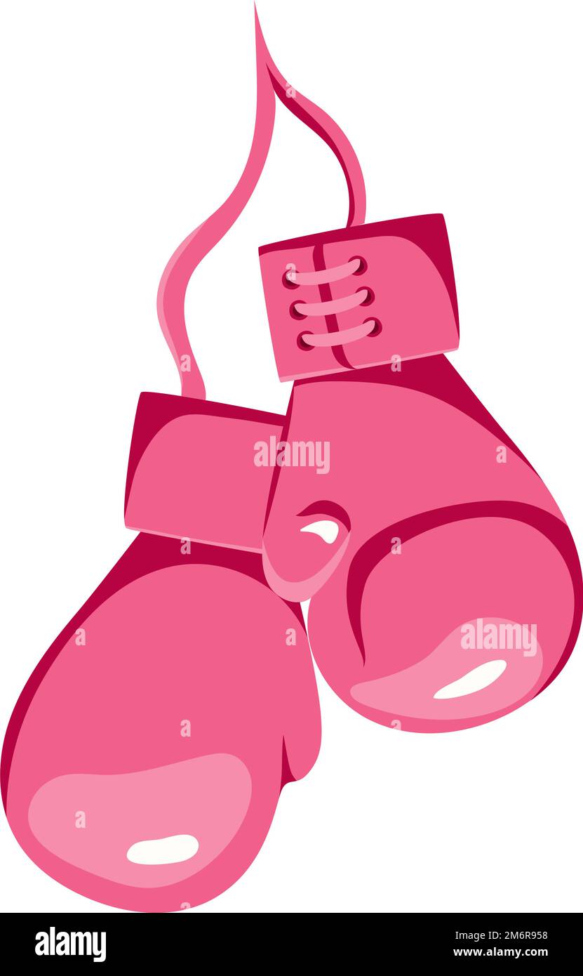 pink boxing gloves Stock Vector Image & Art Alamy