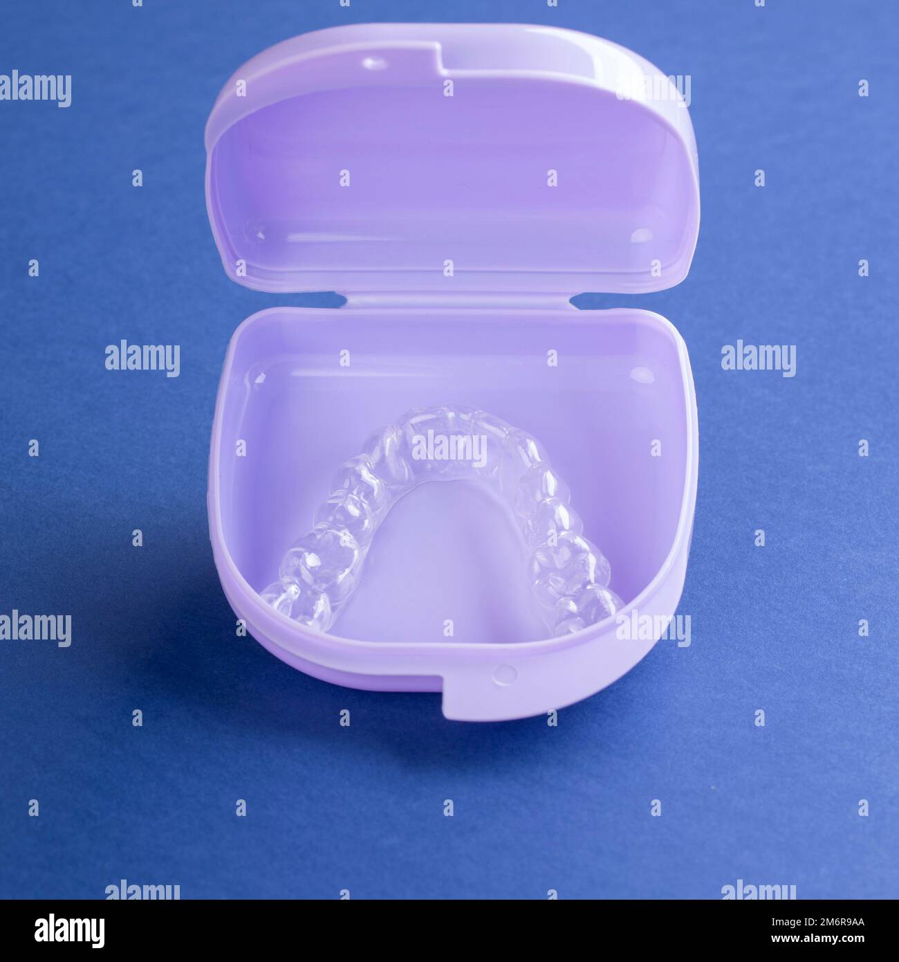 orthodontic treatment, invisible braces, new orthodontic technology, Occlusal Splint Stock Photo