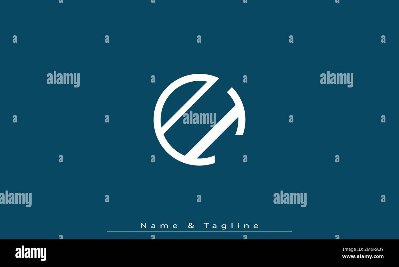 Alphabet letters Initials Monogram logo PI , IP Stock Vector