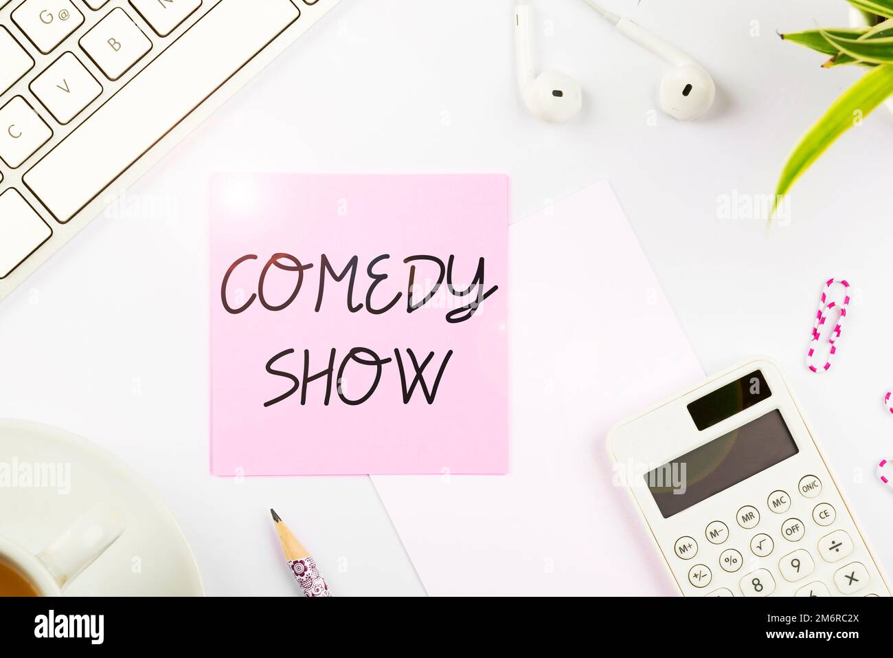 Sign displaying Comedy Show. Concept meaning Funny program Humorous ...