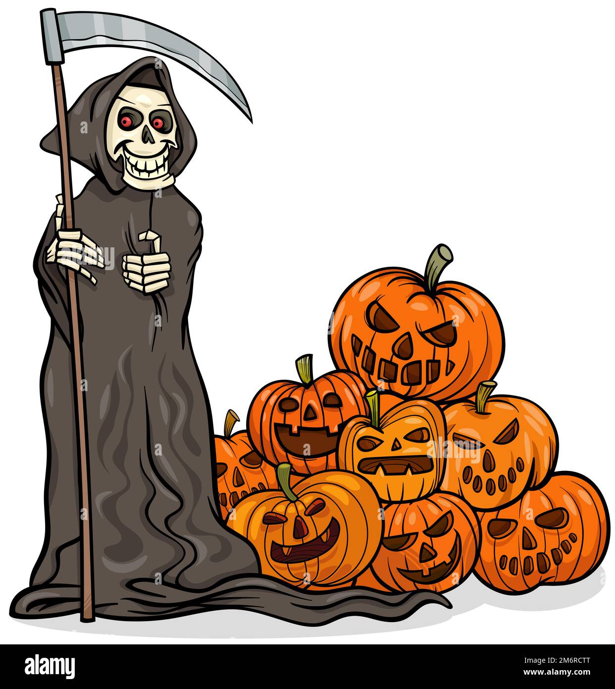 Grim reaper funny Cut Out Stock Images & Pictures - Alamy