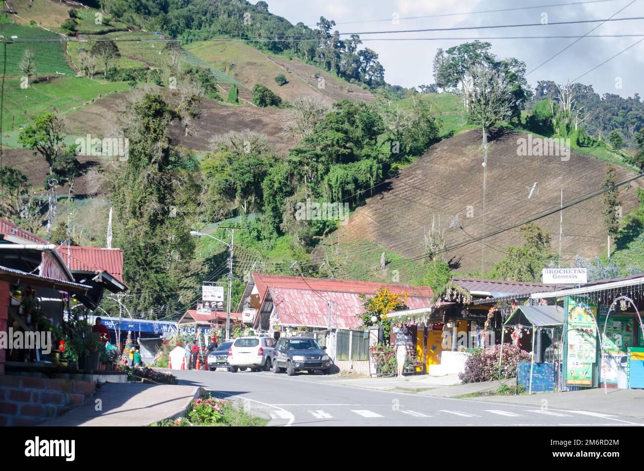 Handicraft Market of Cerro Punta in the Highlands of Chiriqui Stock ...