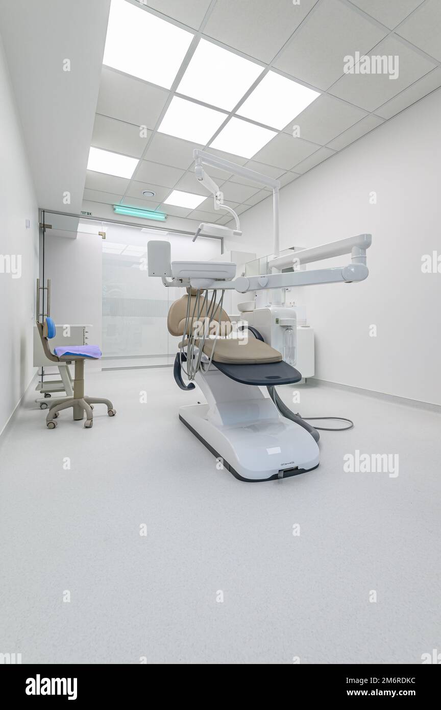 Interior of dentistry medical office, special equipment Stock Photo Alamy