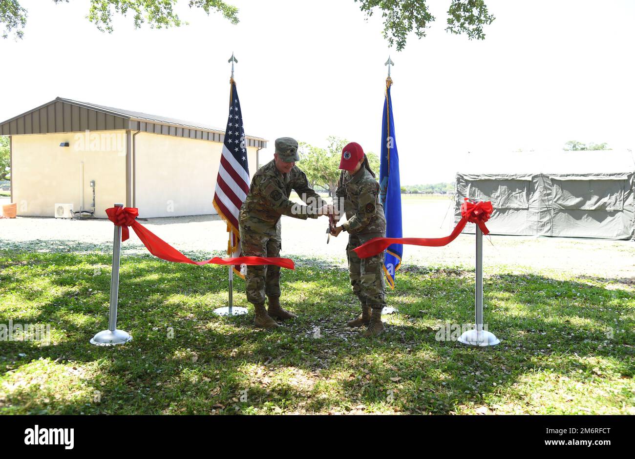338th training squadron ribbon cutting ceremony hi-res stock ...