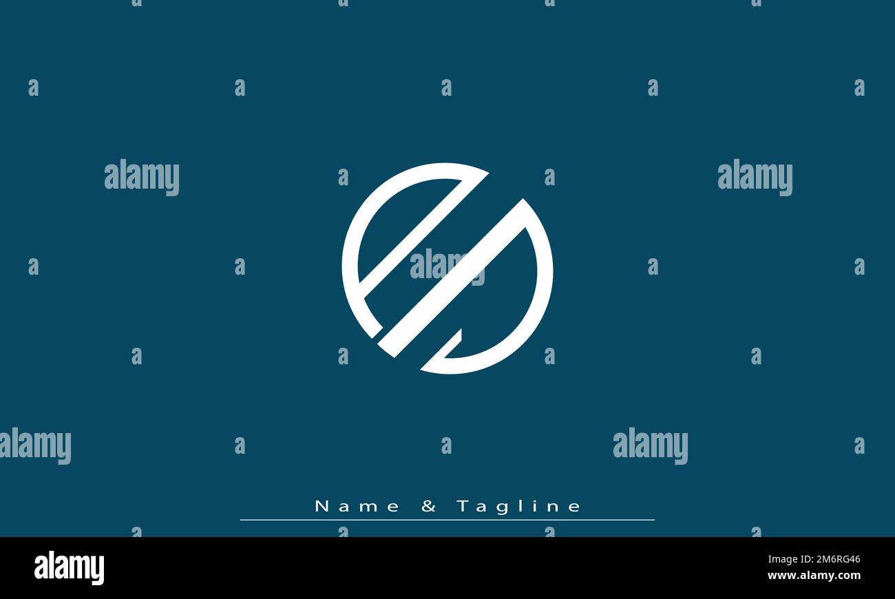 Alphabet letters Initials Monogram logo PJ , JP Stock Vector