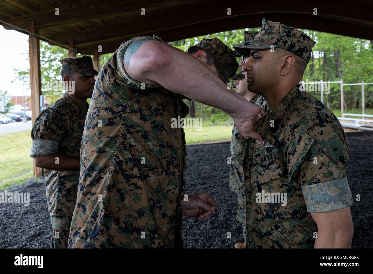 U.S. Navy HM3 Shridat Parsuram with Chemical Biological Incident