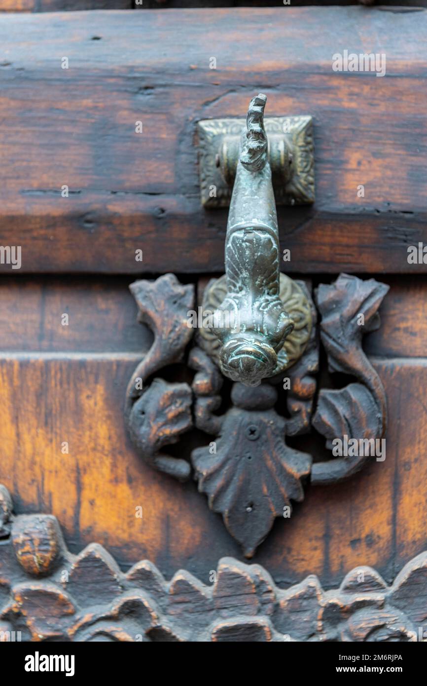Old door knob, Unesco site Queretaro, Mexico Stock Photo Alamy