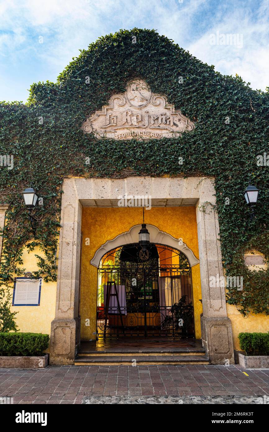 Tequila destillery, Unesco site Tequila, Jalisco, Mexico Stock Photo