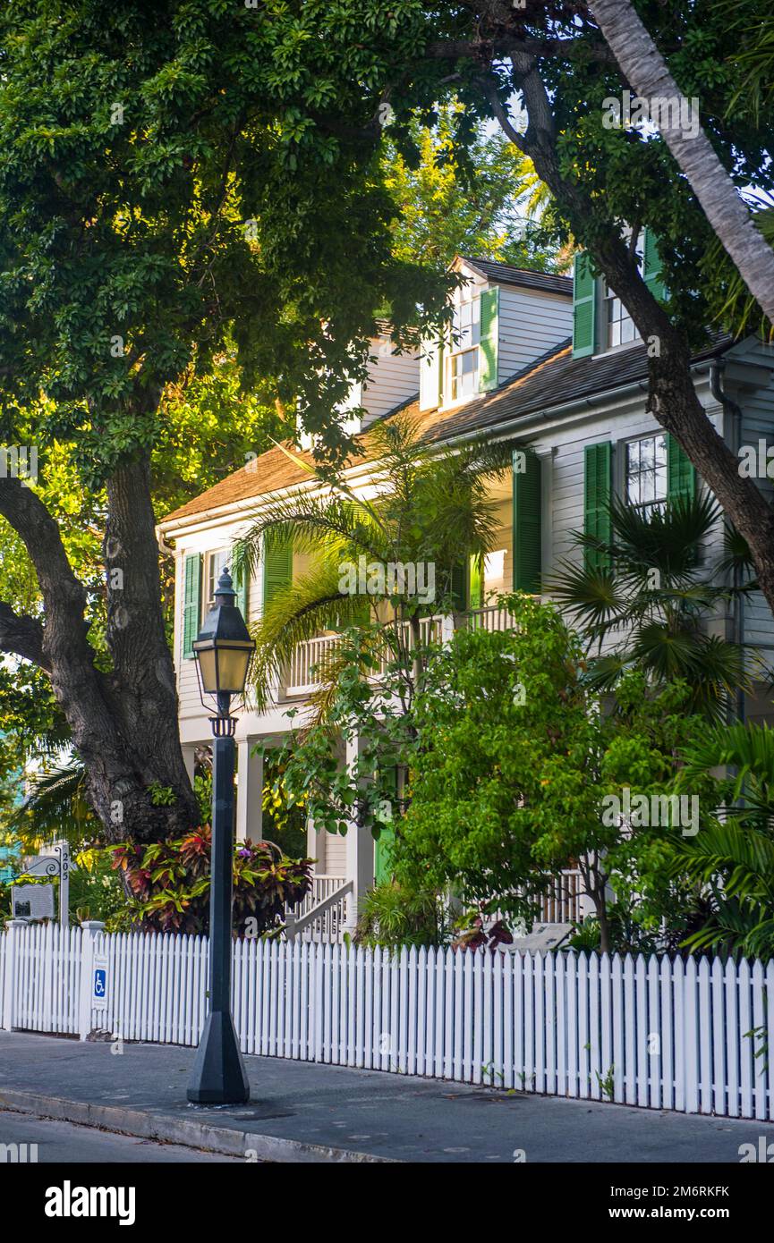 Colonial house in Key West, Florida, USA Stock Photo Alamy