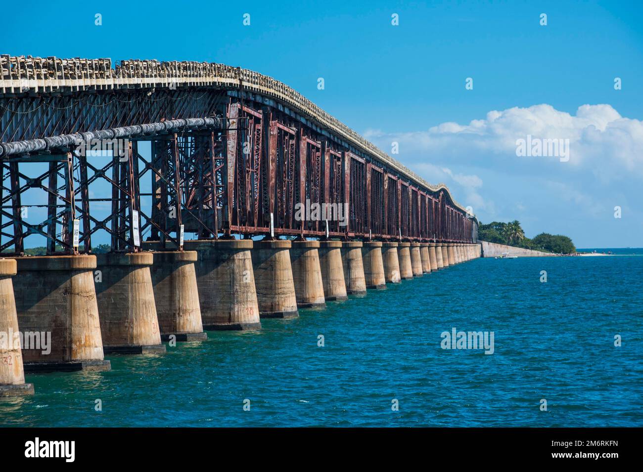 Old Bahia Honda bridge, They Keys, Florida, USA Stock Photo