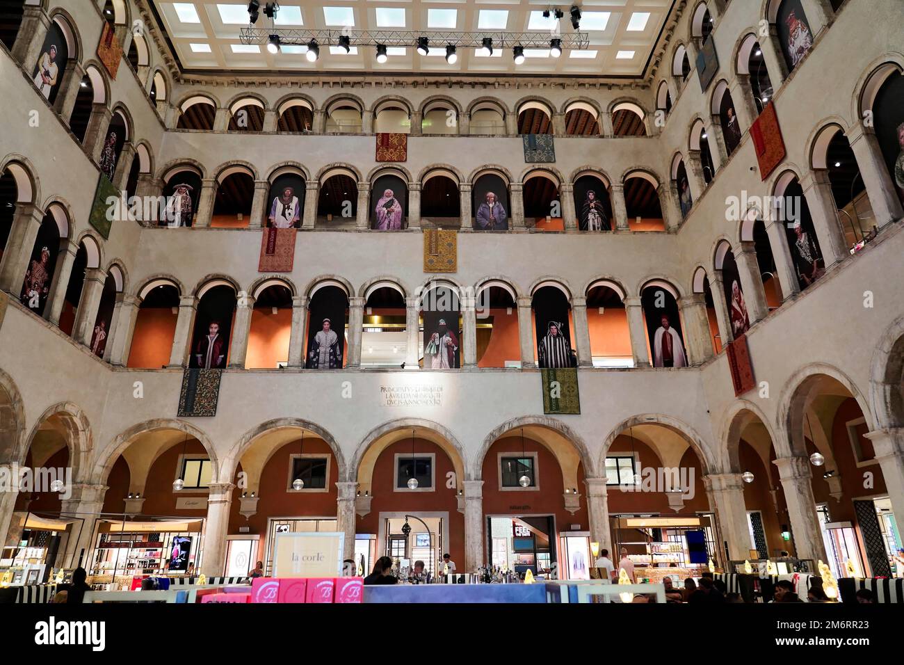 Interior view of the department stores' AMO (Alajmo) Venice,